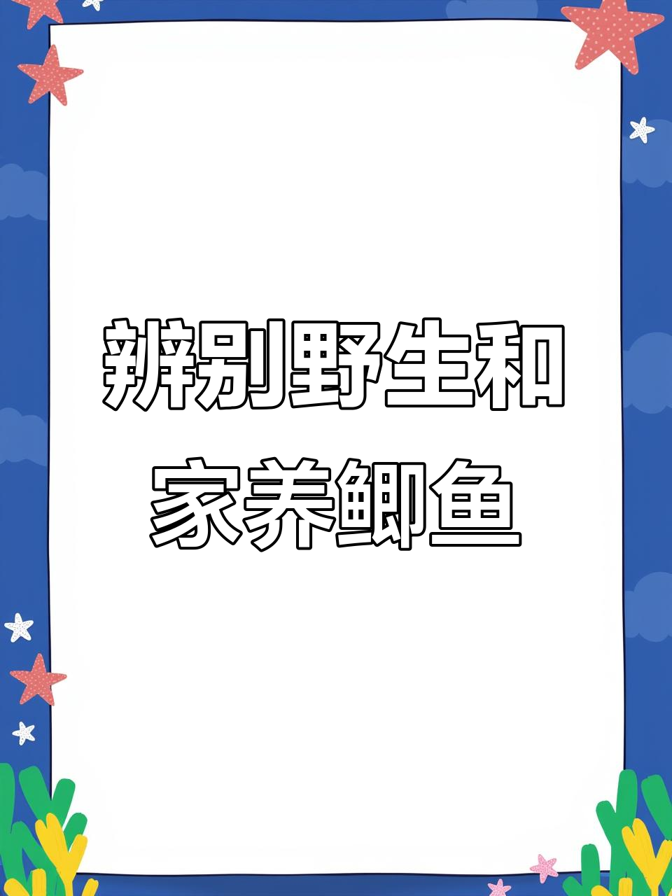 如何区分野生与家养鲫鱼?鳞片数量是关键