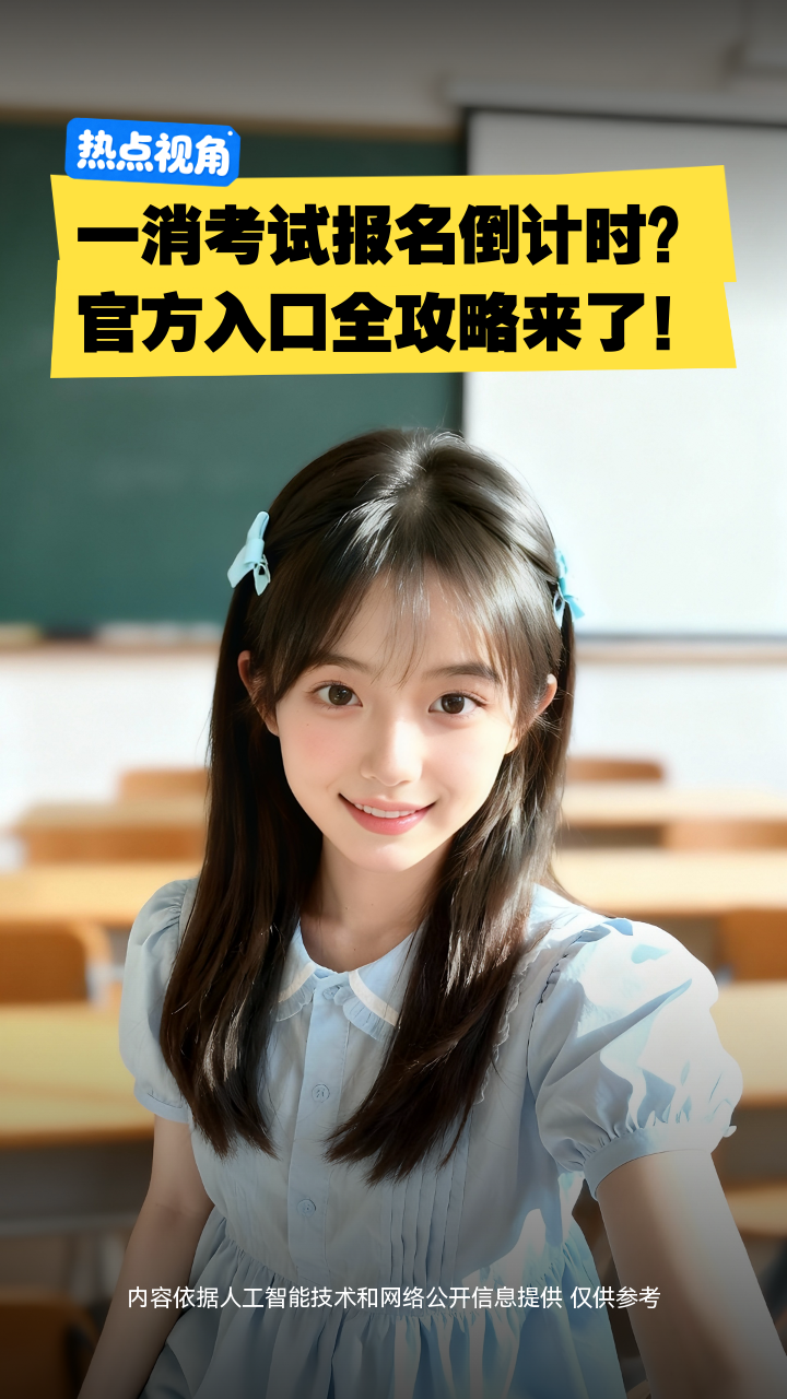 一消考试报名倒计时？官方入口全攻略来了！