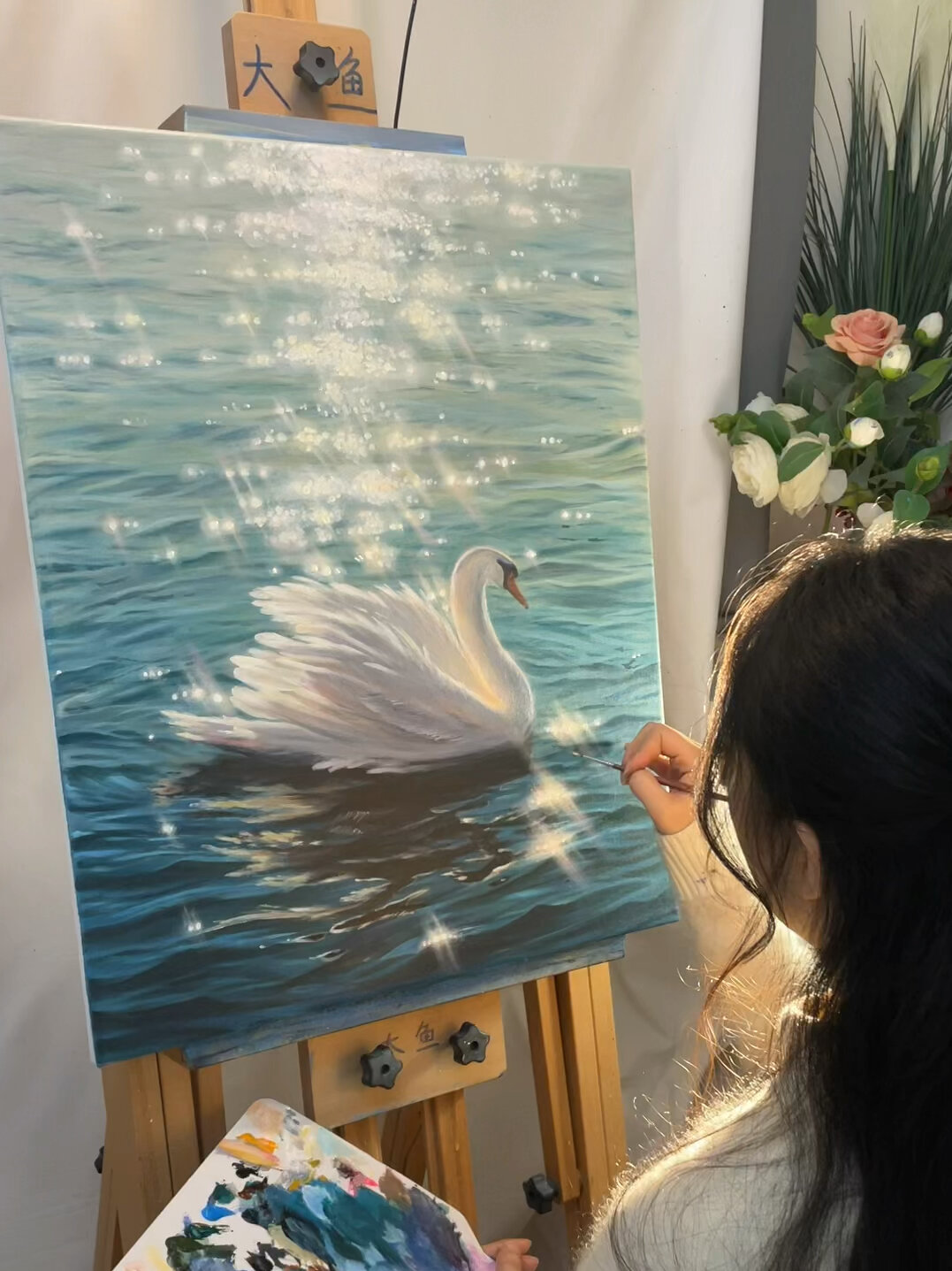 天鹅湖/绘画视频