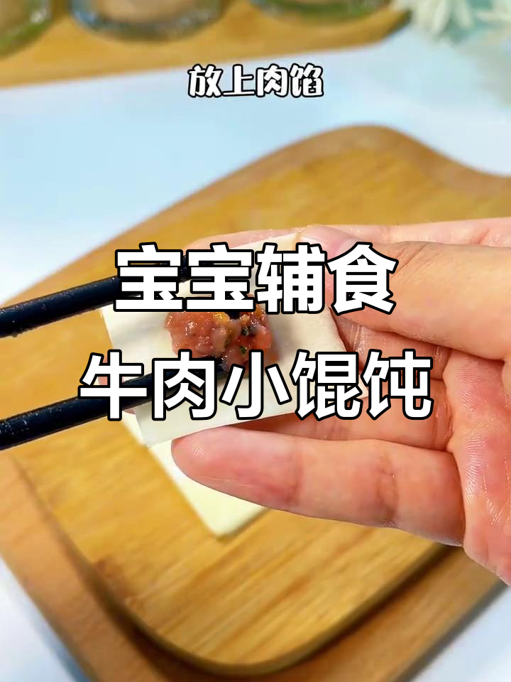 十月宝宝辅食推荐:牛肉小馄饨,鲜嫩美味吃不停
