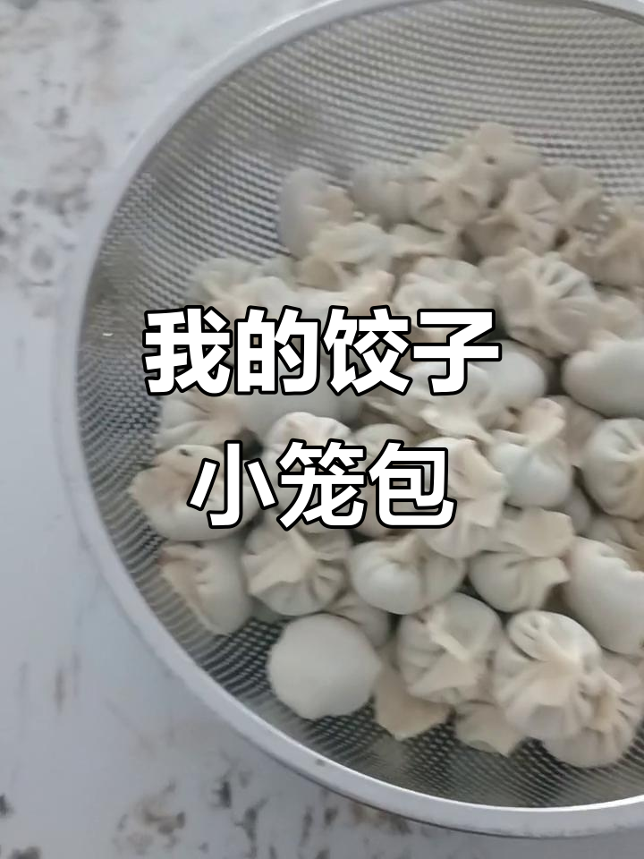 看看我包的饺子和小笼包,哪个更像?