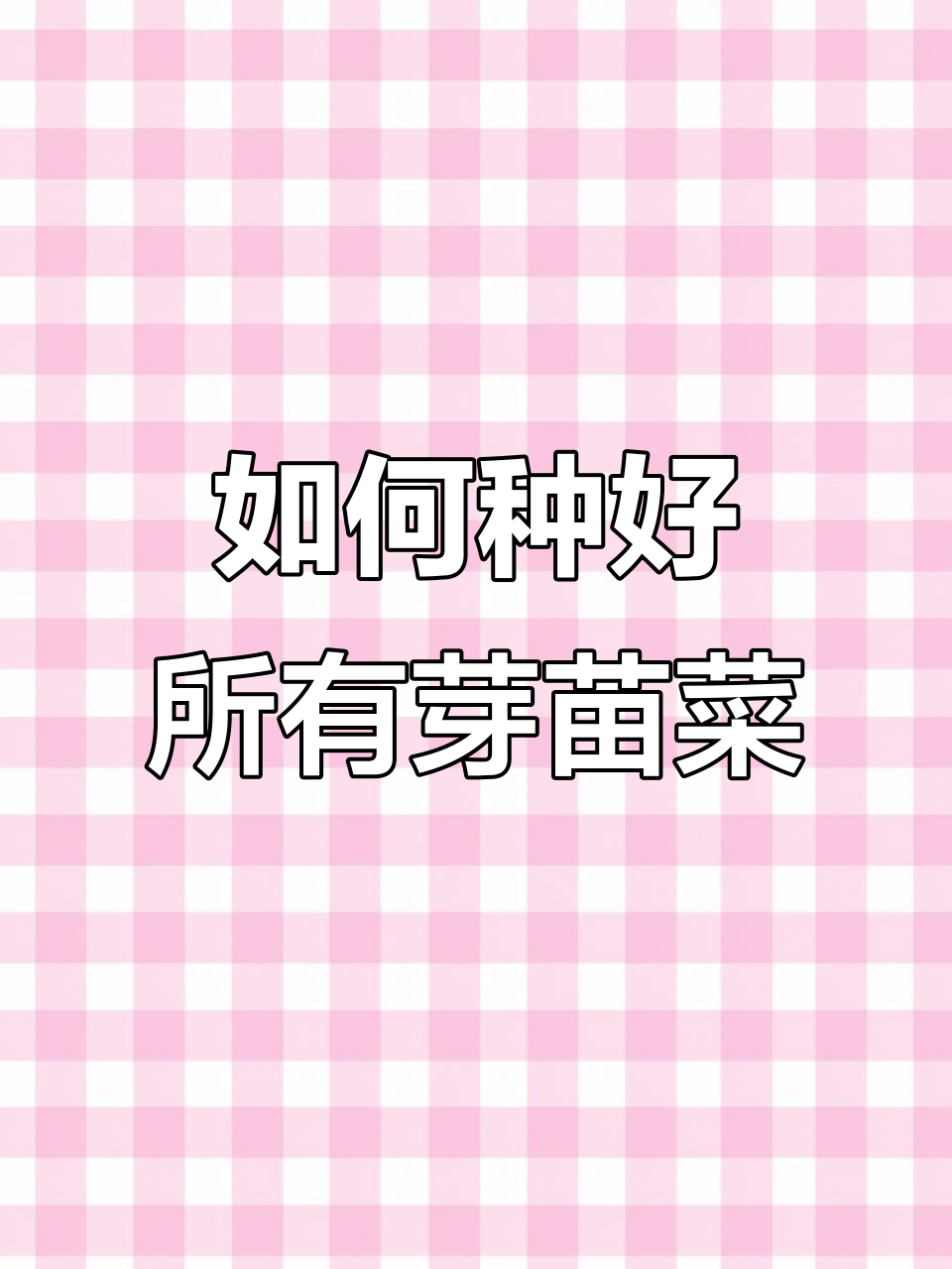 芽苗菜种植全攻略,轻松学会各种技巧