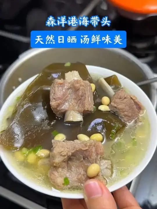 春季就是孩子成长的季节,一定要要多吃些有营养的,吃什么都不如吃海带头,所以我都会炖这个海带