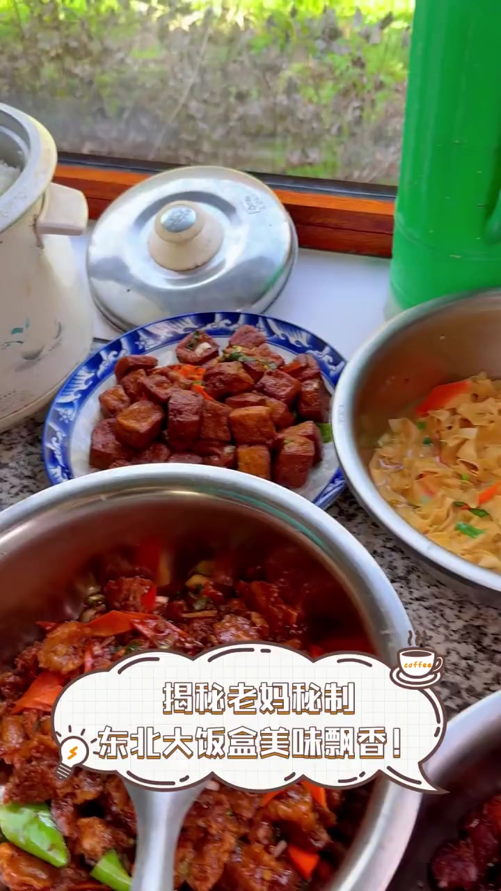 揭秘老妈秘制,东北大饭盒美味飘香!