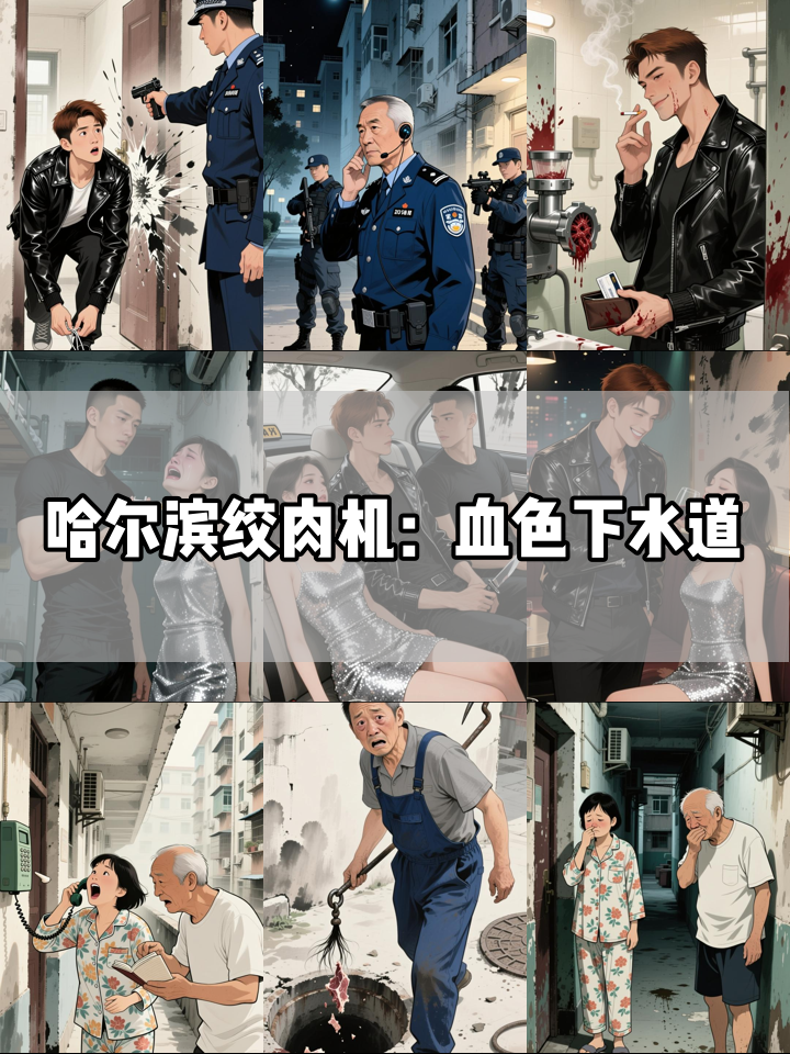 “哈尔滨绞肉机”把十名陪酒女绞碎成肉末,将人肉倒进下水道