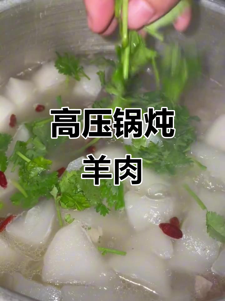 高压锅炖羊肉汤,简单又美味