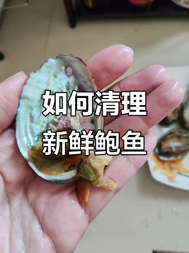 清洗鲍鱼的简单方法,轻松去沙