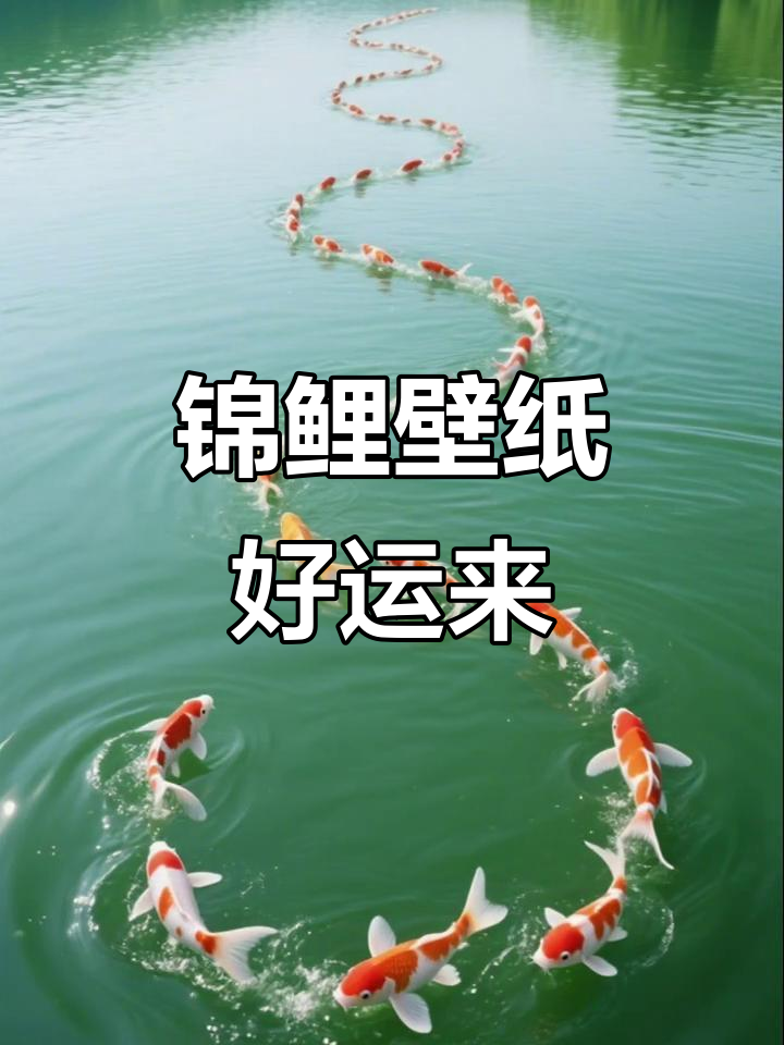 锦鲤好运连连,手机壁纸送上
