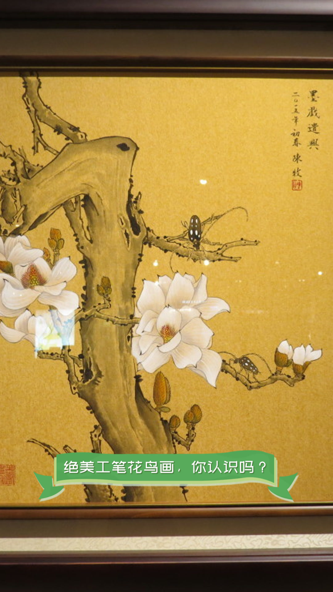 绝美工笔花鸟画,你认识吗?