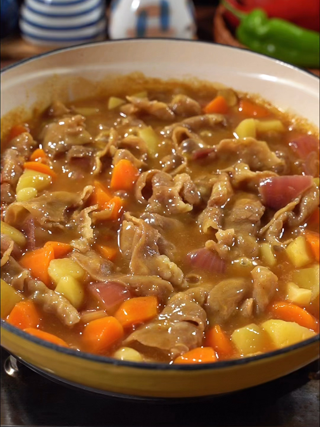 这么做的咖喱肥牛饭,我家孩子每次都光盘