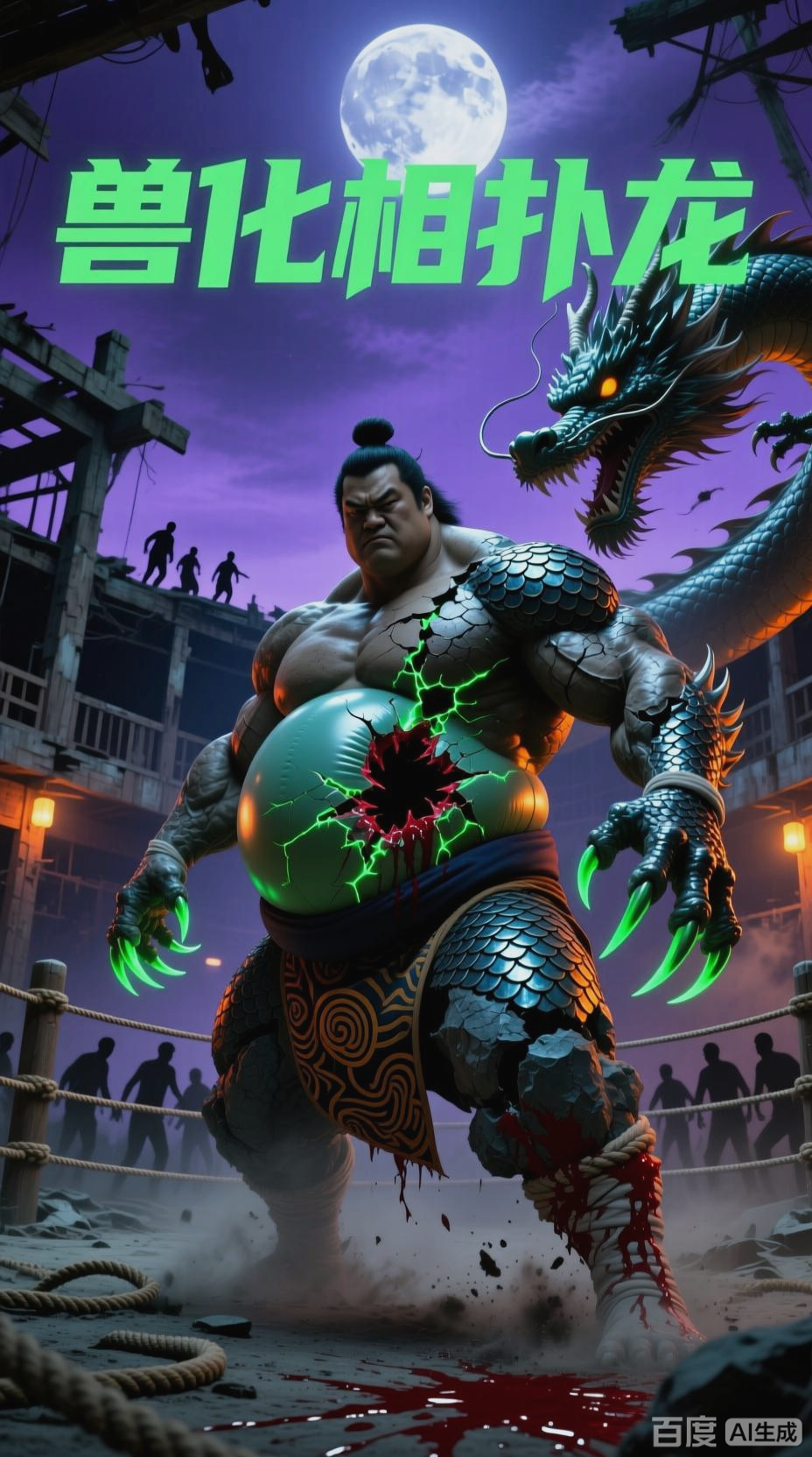 男人兽化相扑龙的奇幻之旅