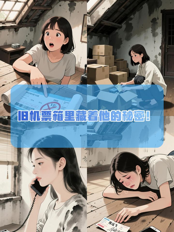 整理旧物发现机票秘密,原来他早有二心!