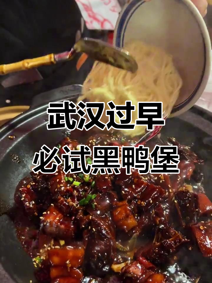 武汉美食大挑战:黑鸭煲与桂花醪糟的完美搭配