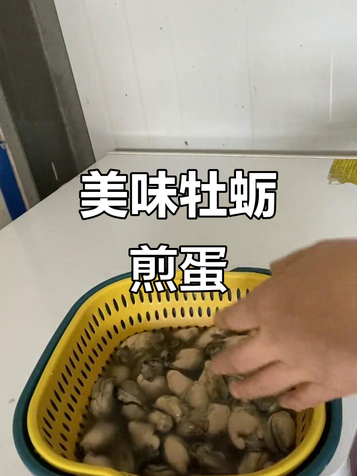 牡蛎煎蛋,鲜美又营养,记得控干水分和料酒去腥