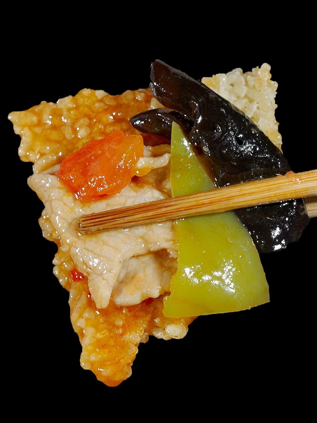 锅巴肉片家常做法!比饭店卖的还好吃!