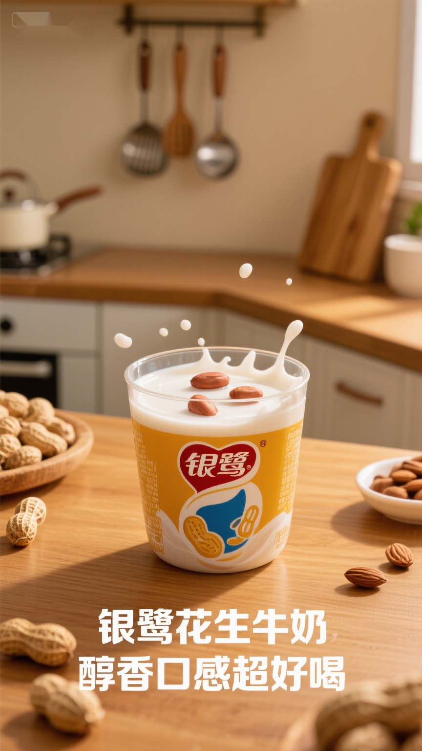银鹭花生牛奶,醇香口感超好喝