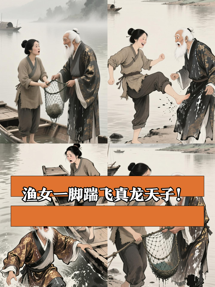 我把落水皇帝当鲤鱼精踹回江里，他非要封我当御厨！