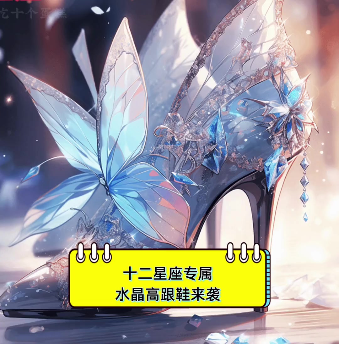 十二星座专属,水晶高跟鞋来袭