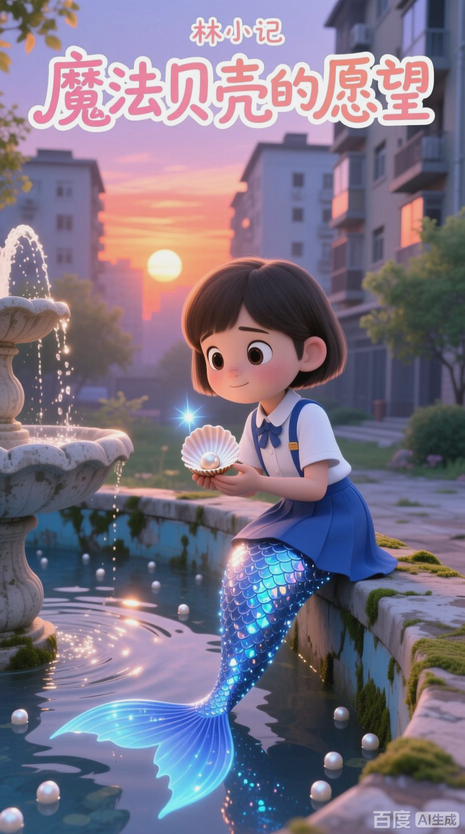 小学生变美人鱼,愿望成真却难脱身