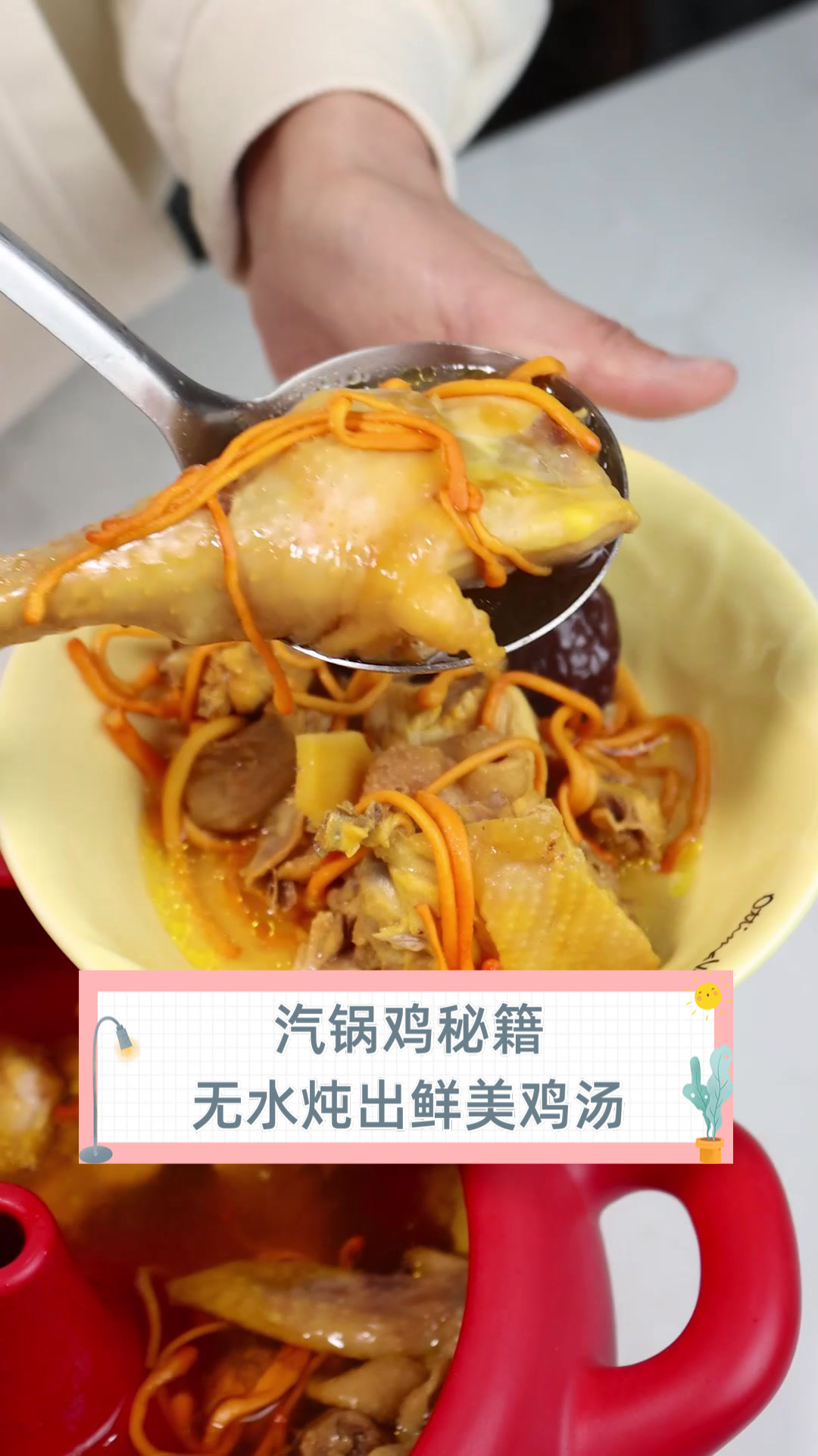 汽锅鸡秘籍,无水炖出鲜美鸡汤