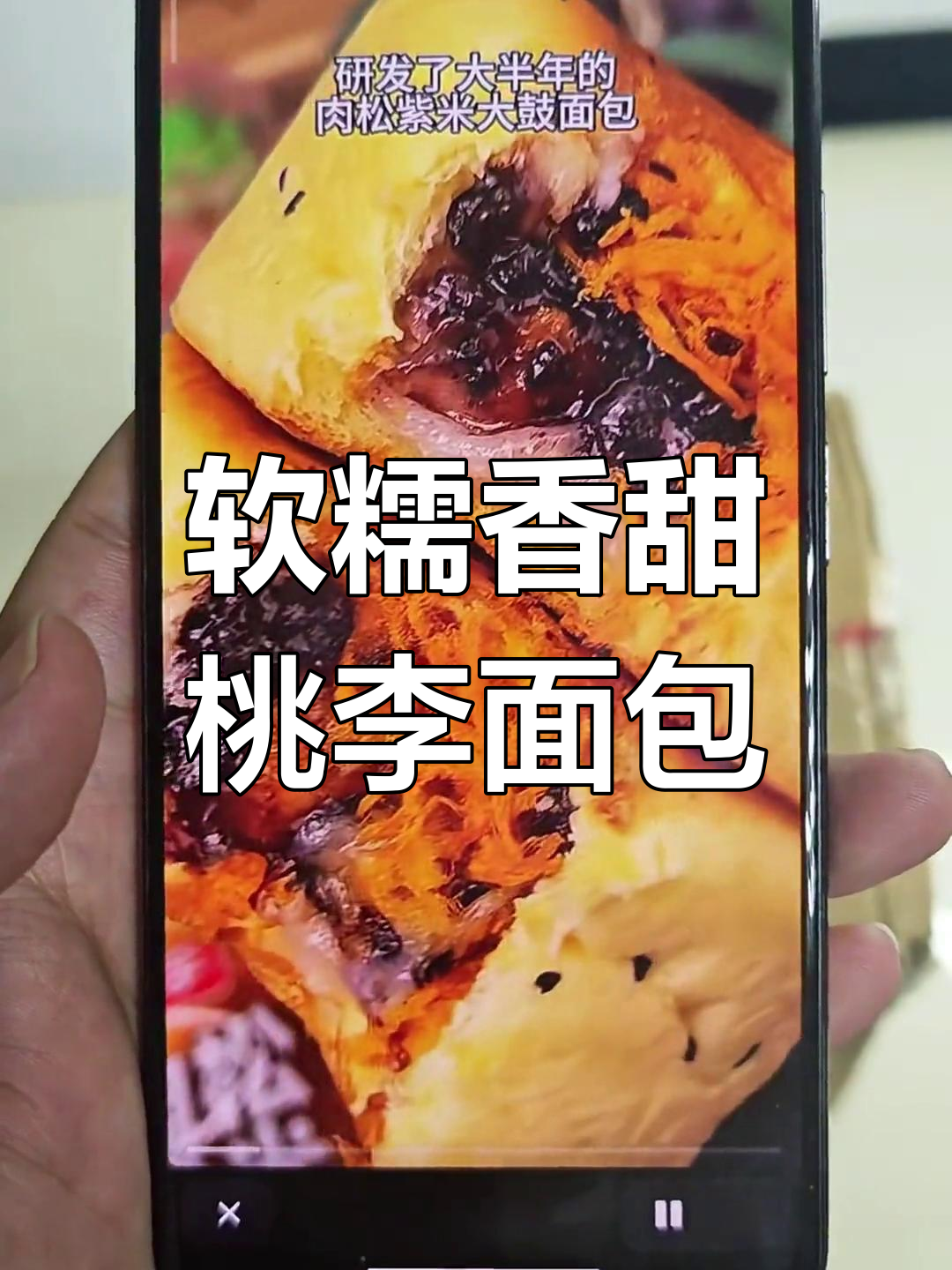 桃李面包肉松紫米大骨包,满满馅料让人惊艳!