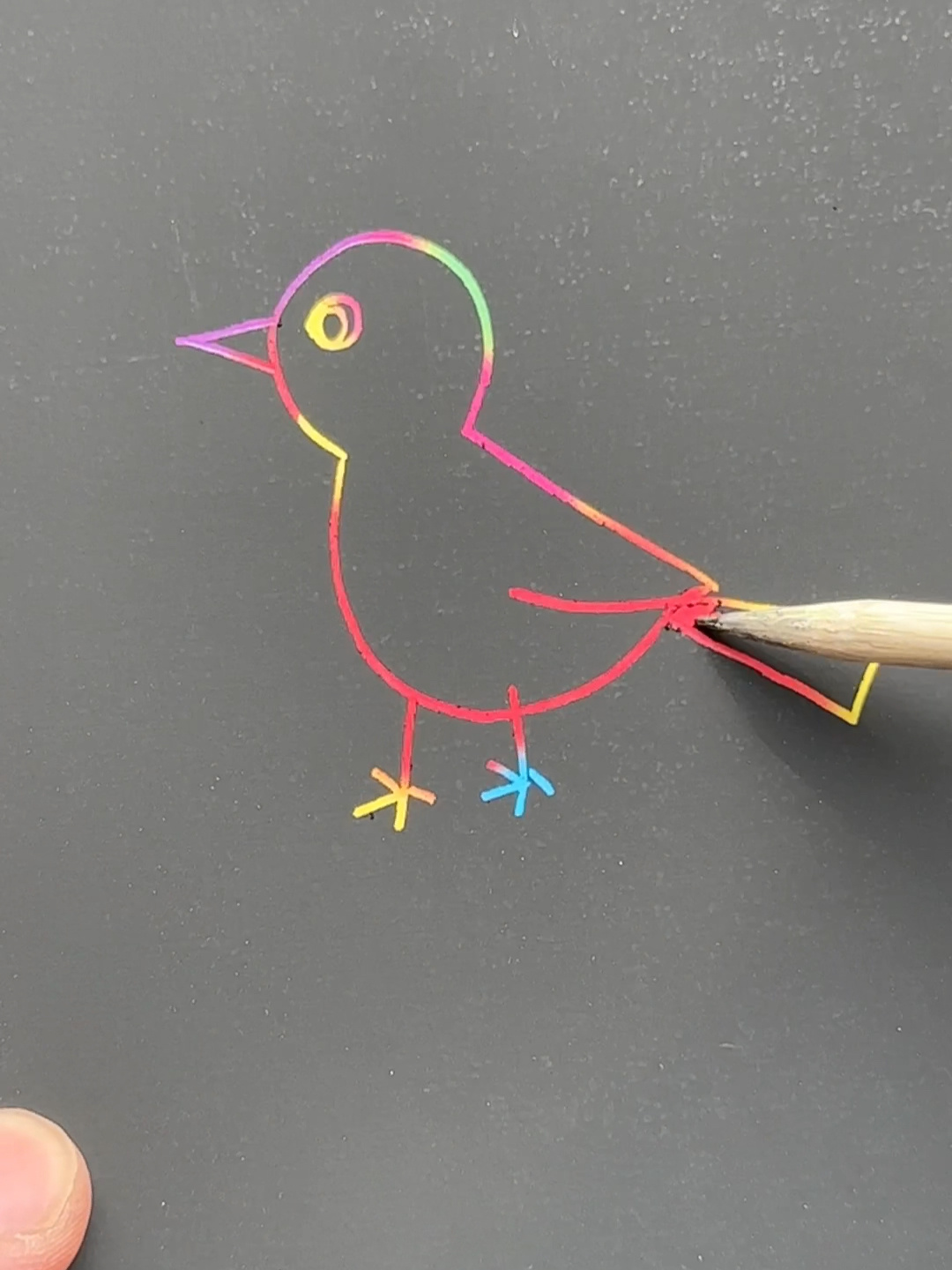 简笔画小鸡