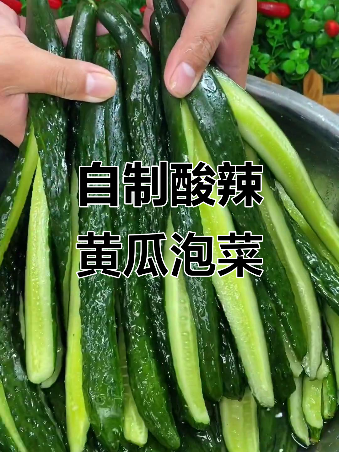 酸辣脆嫩黄瓜泡菜,轻松搞定米饭伴侣