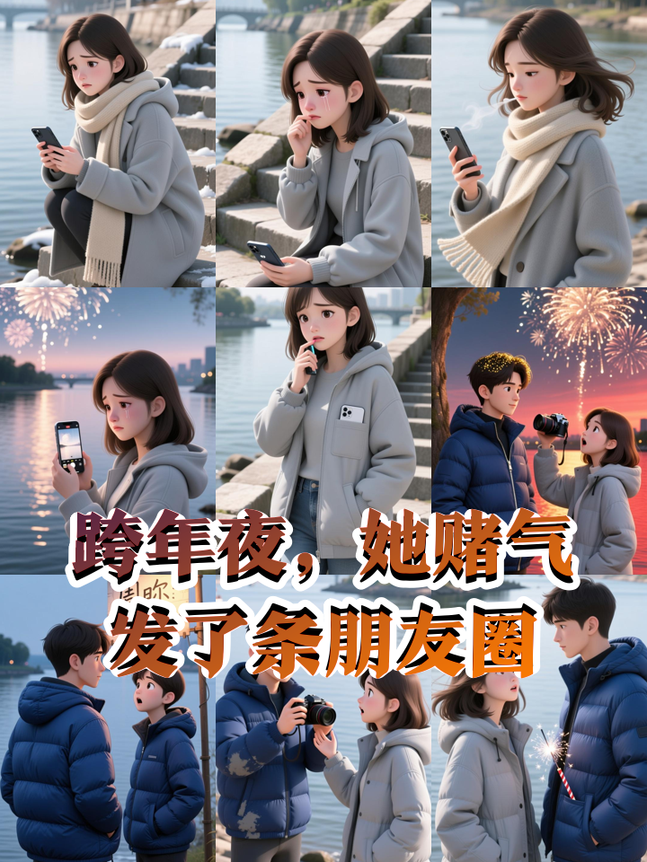 跨年夜他迟到，她赌气发朋友圈后迎来浪漫反转