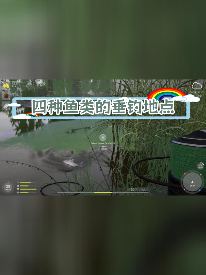 俄罗斯钓鱼4:四大鱼类钓点推荐