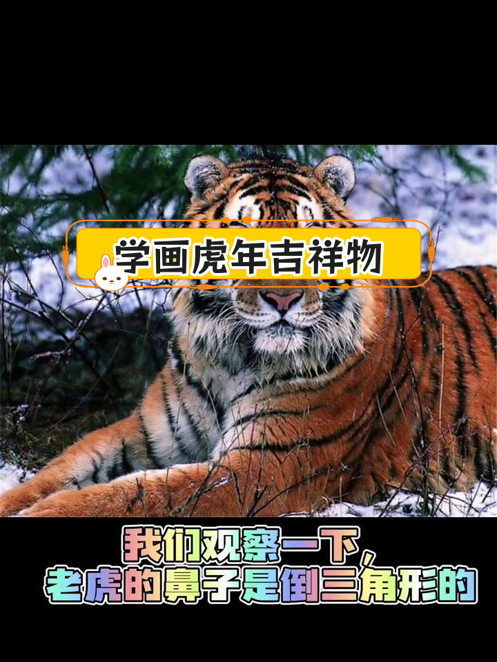 画一只威猛大老虎,轻松掌握简笔画技巧