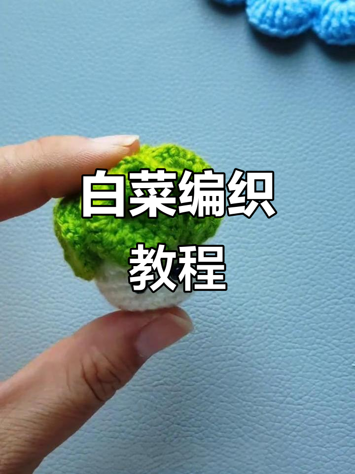 手工编织白菜挂件，财运滚滚来