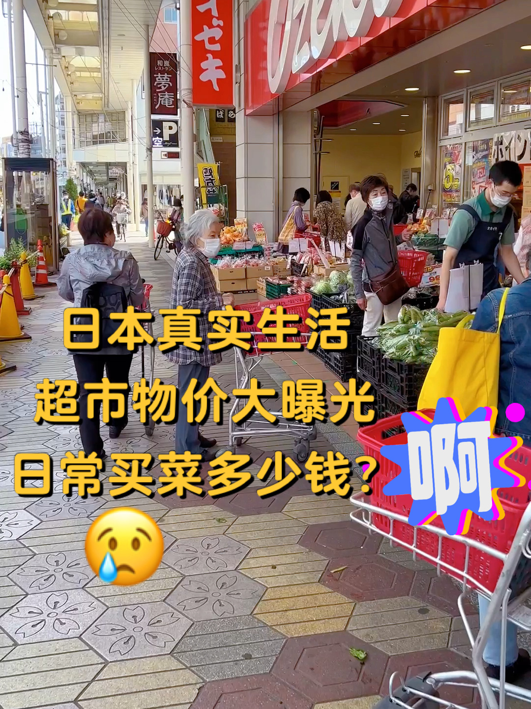 日本真实生活超市买菜多少钱?物价大曝光