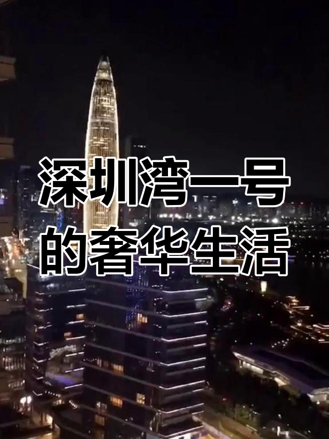 深圳湾一号:顶级豪宅的入场券,海景房单价破十万