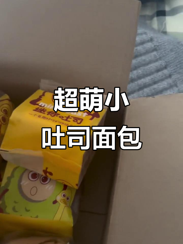 这款小吐司面包太可爱了,甜苦口感让人停不下来!