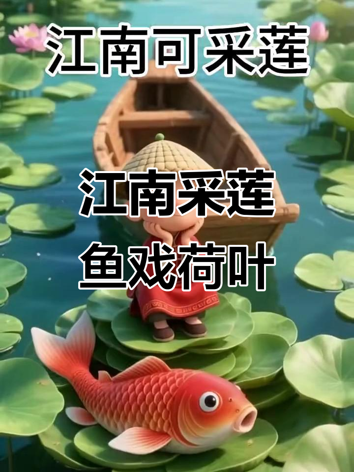 江南采莲,鱼戏荷塘:汉乐府的诗意与美景