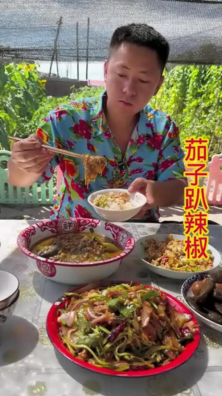 家常菜，东北农村生活，虾酱
