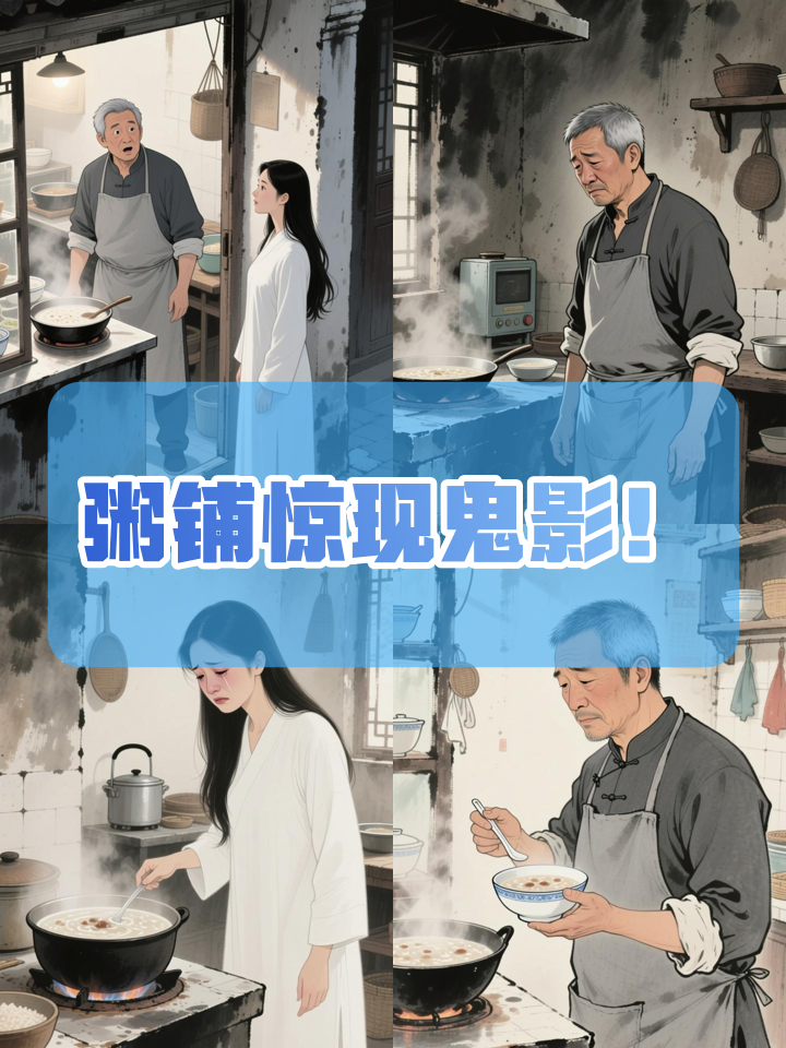 凌晨粥铺的神秘女客，竟在老板眼前凭空消失