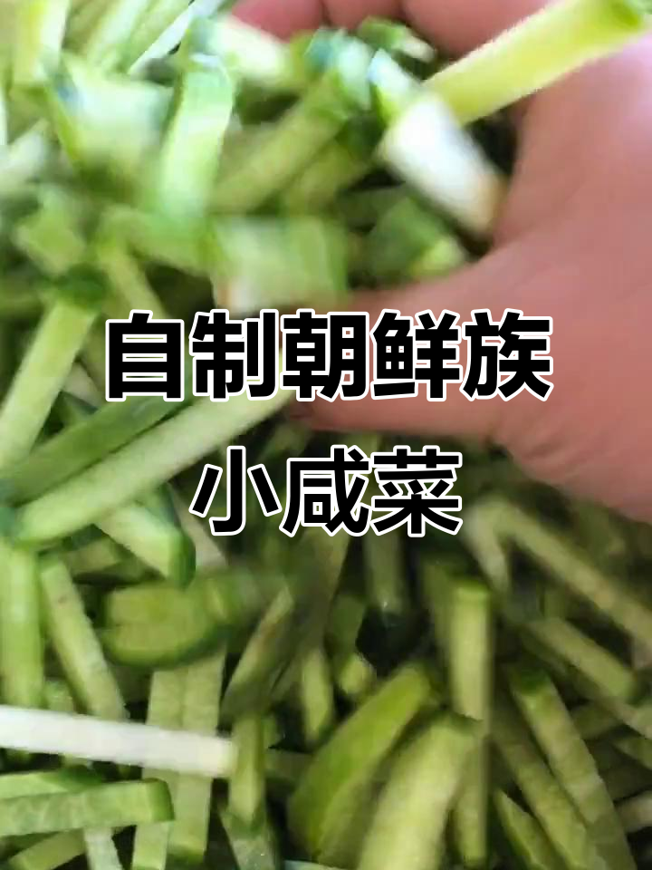 青萝卜变朝鲜族小咸菜,简单又美味