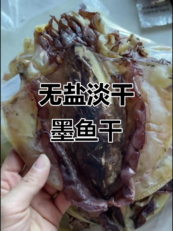 新鲜淡晒墨鱼干,补血又滋补,大人小孩都爱吃