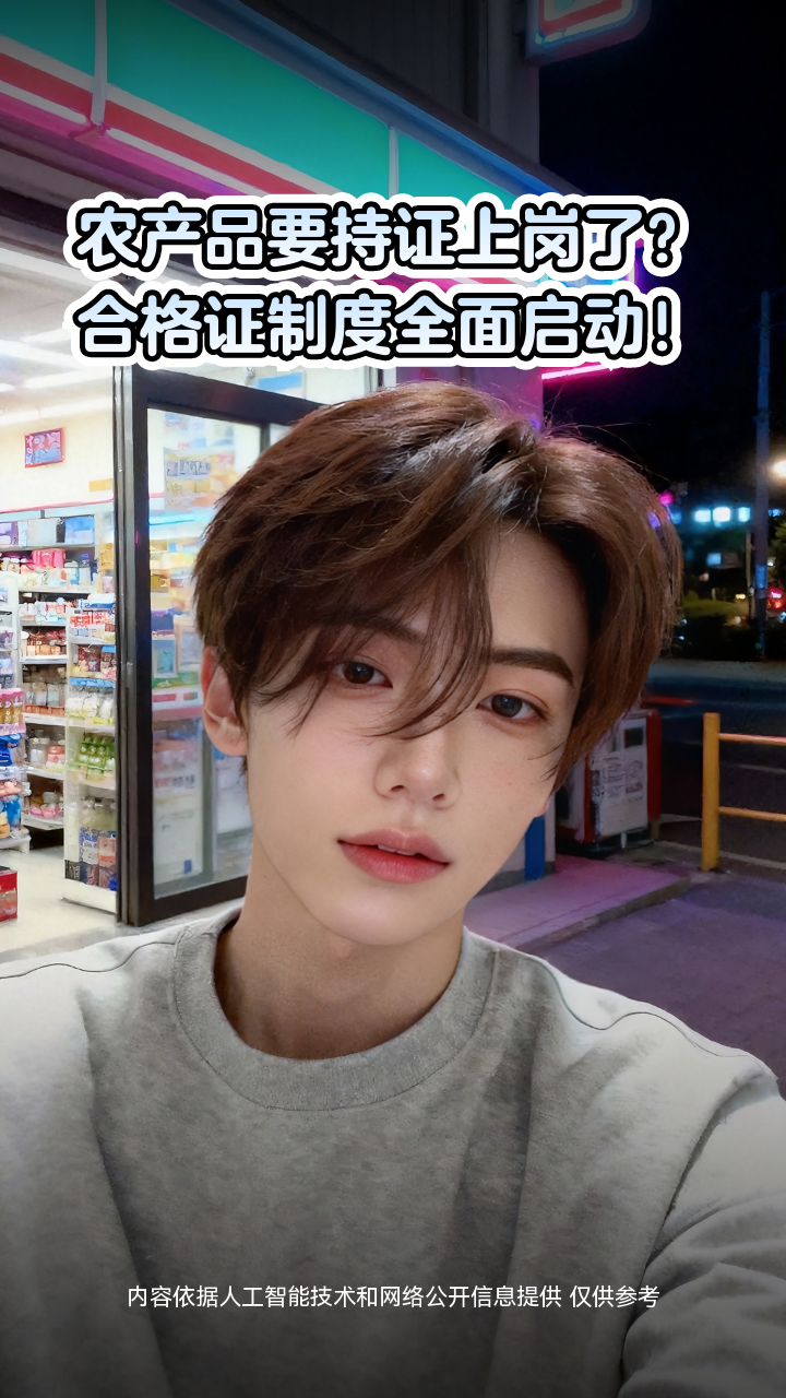 农产品要持证上岗了？合格证制度全面启动！