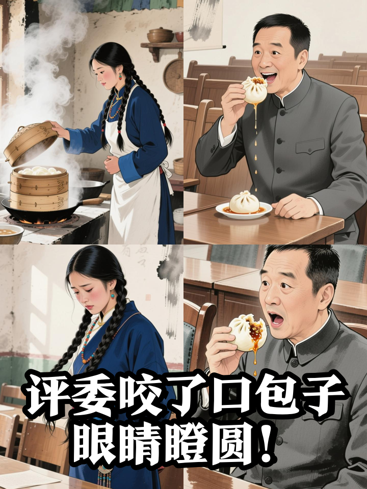 美食比赛上,评委尝了口包子,当场追问这究竟是什么馅!