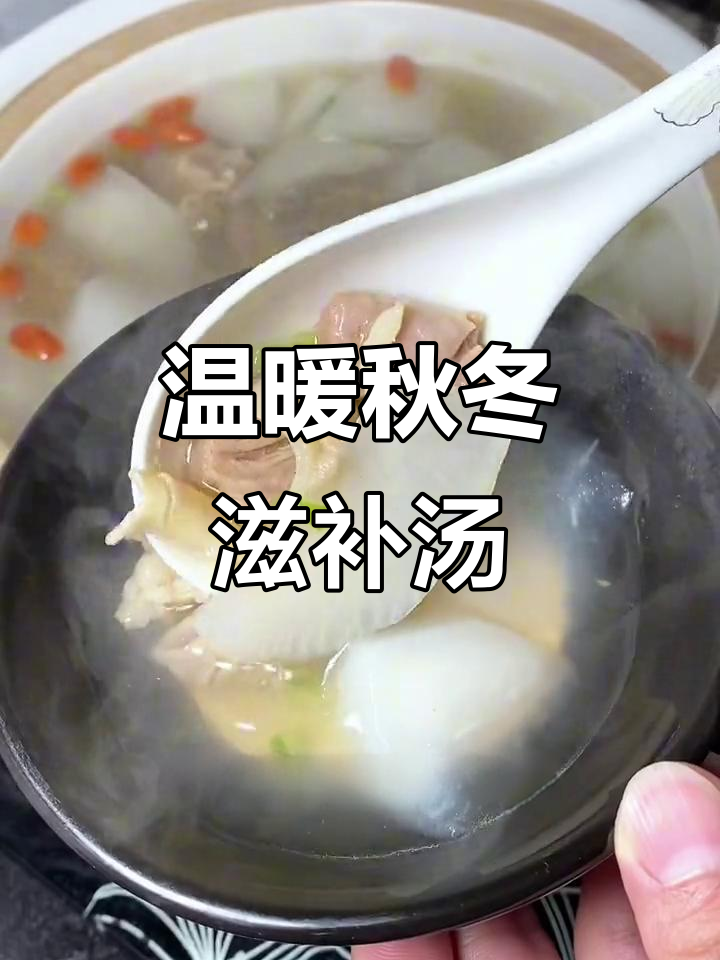 秋冬滋补，羊肉汤暖心又营养，萝卜同炖，味道绝佳！