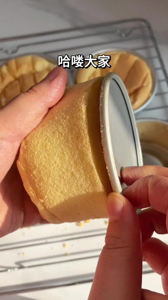 四寸戚风蛋糕|不塌陷不回缩~像棉花般柔软