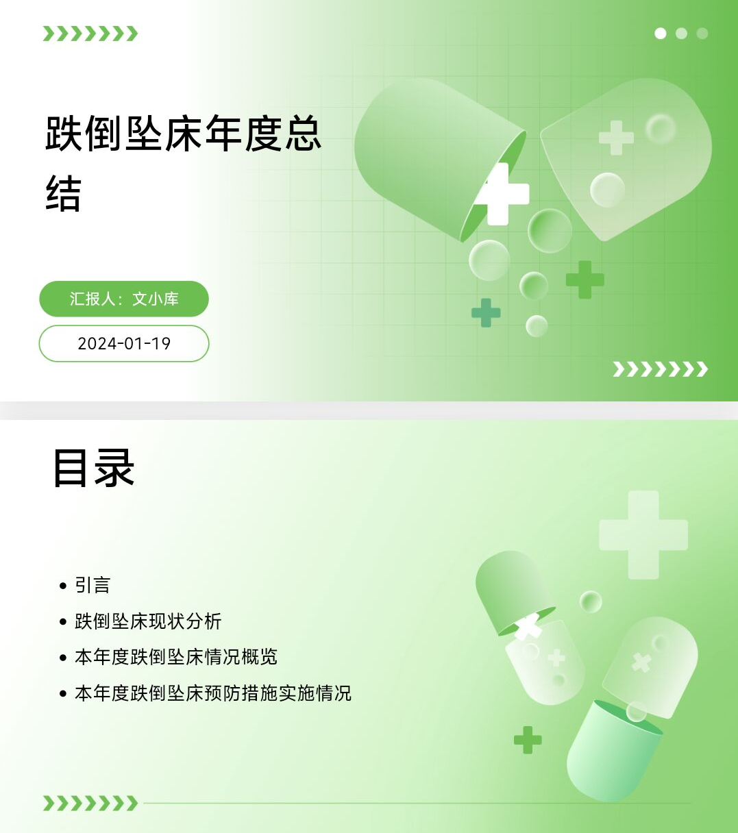 如何制作跌倒坠床年度总结ppt?AI一键生成!