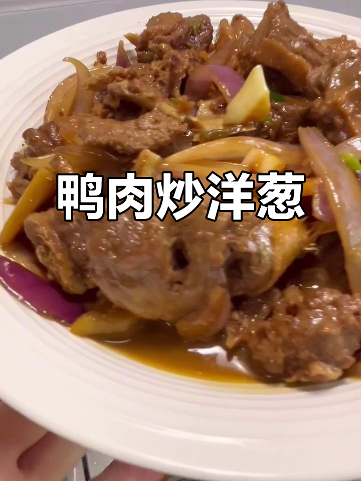 鸭肉与洋葱的完美搭配,香气扑鼻让人无法抗拒