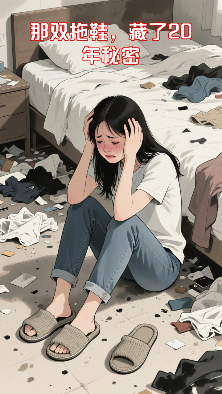 我妈临终前塞给我的毛线拖鞋，拆开后全家炸了！