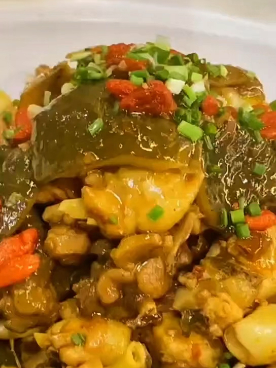 甲鱼烧土鸡也叫霸王别姬美味佳肴这么做