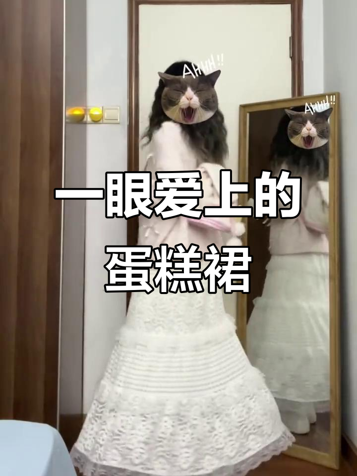 一眼爱上的蛋糕裙
