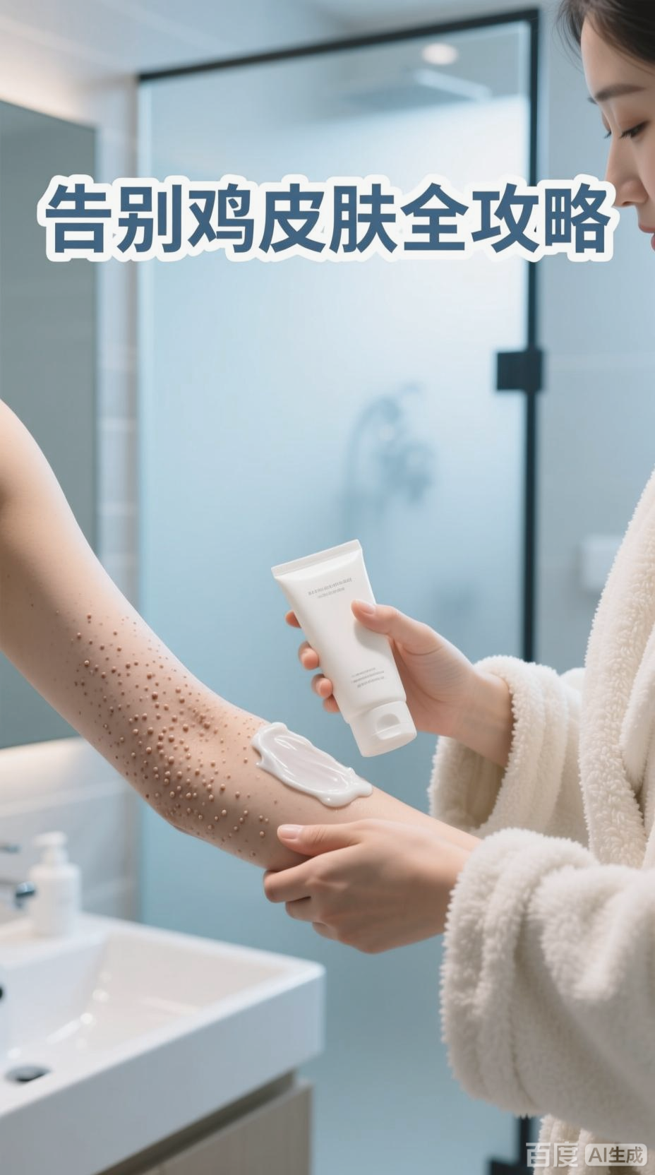 告别手臂鸡皮肤，亲测有效改善法