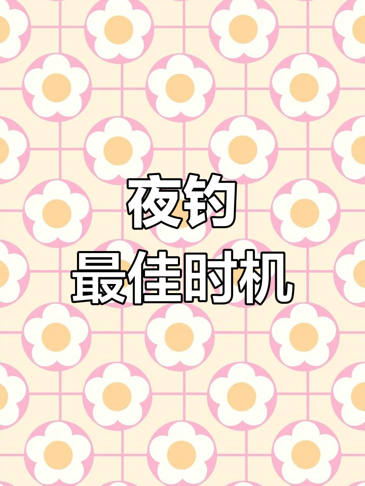 夜晚钓鱼的优势与技巧